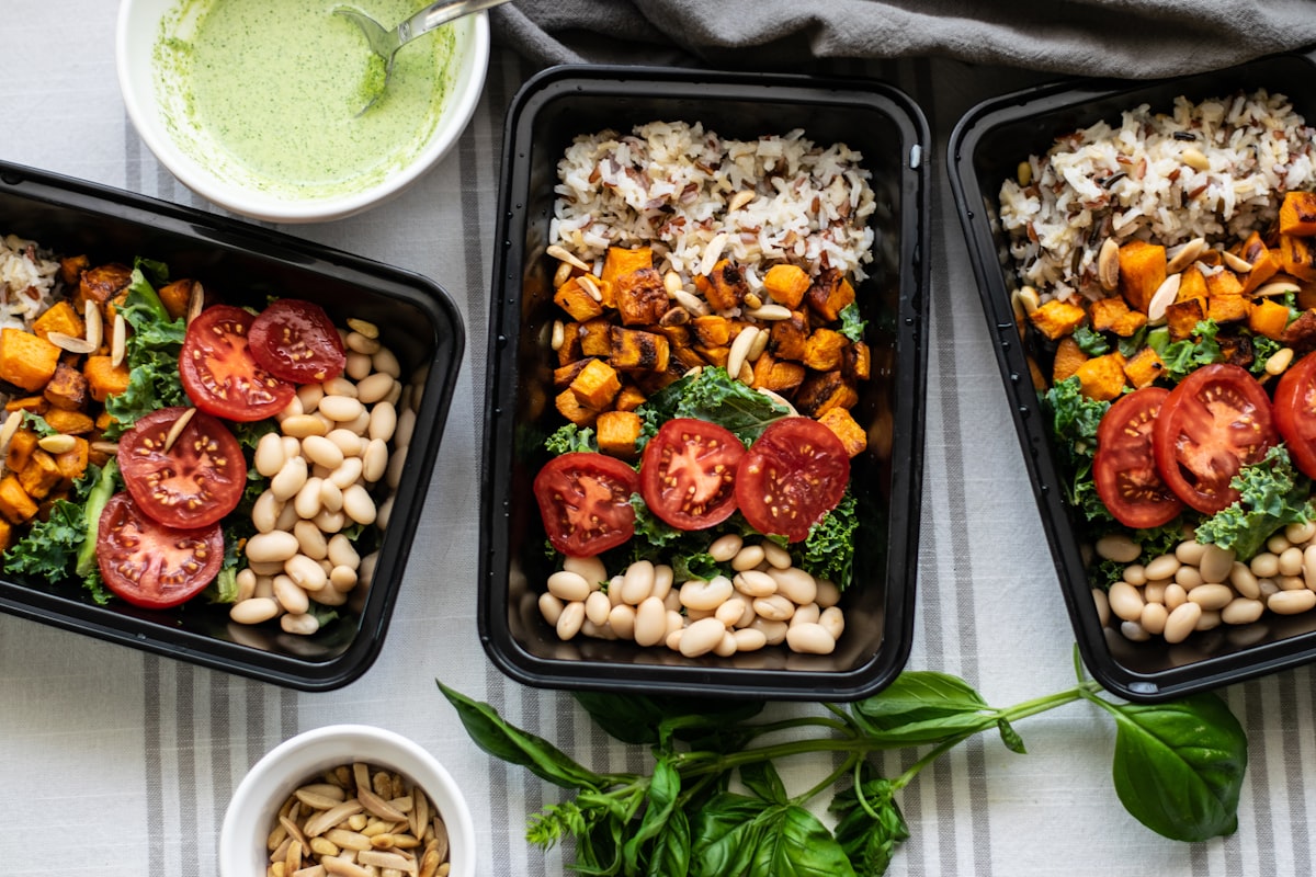 Piatto equilibrato con proteine e verdure